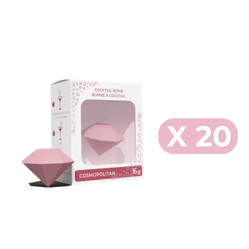 Bombes à cocktail - Cosmopolitan - 20-unit case - Cocktail