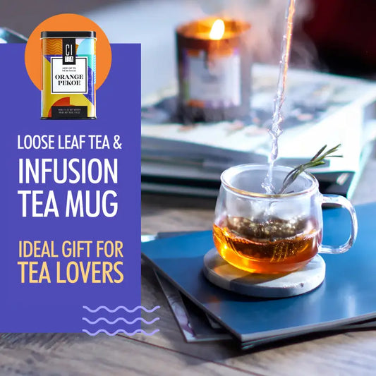 Coffret cadeau - Thé en vrac et infusion Orange Pekoe