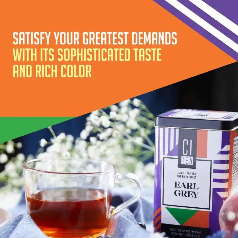 Sachets de thé noir Earl Grey - Bougie d'Ève