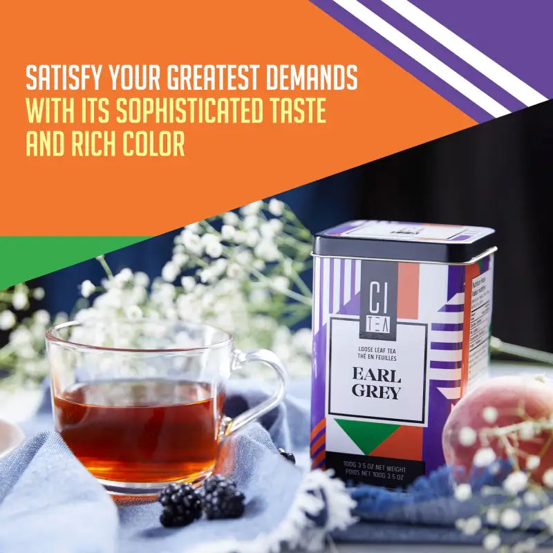 Thé Earl Grey en vrac, lot de deux - 200 g