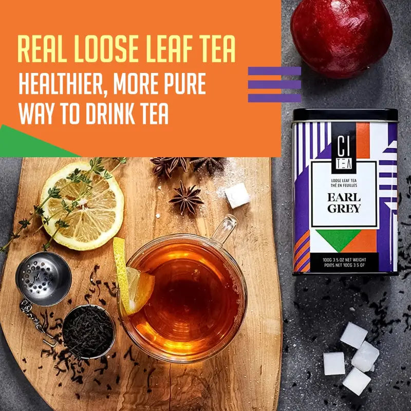 Thé Earl Grey en vrac, lot de deux - 200 g
