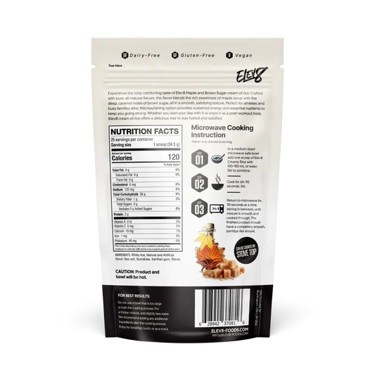 Crème de riz - Érable et Cassonnade - Cream of Rice