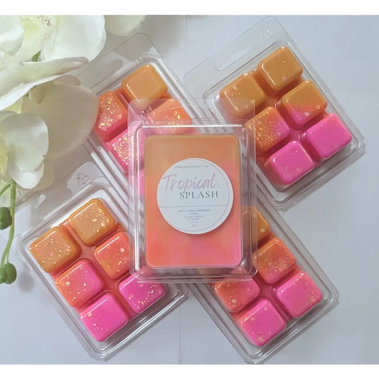 Cubes de cire de soja pour diffuseurs au parfum tropical, solution écologique au Québec