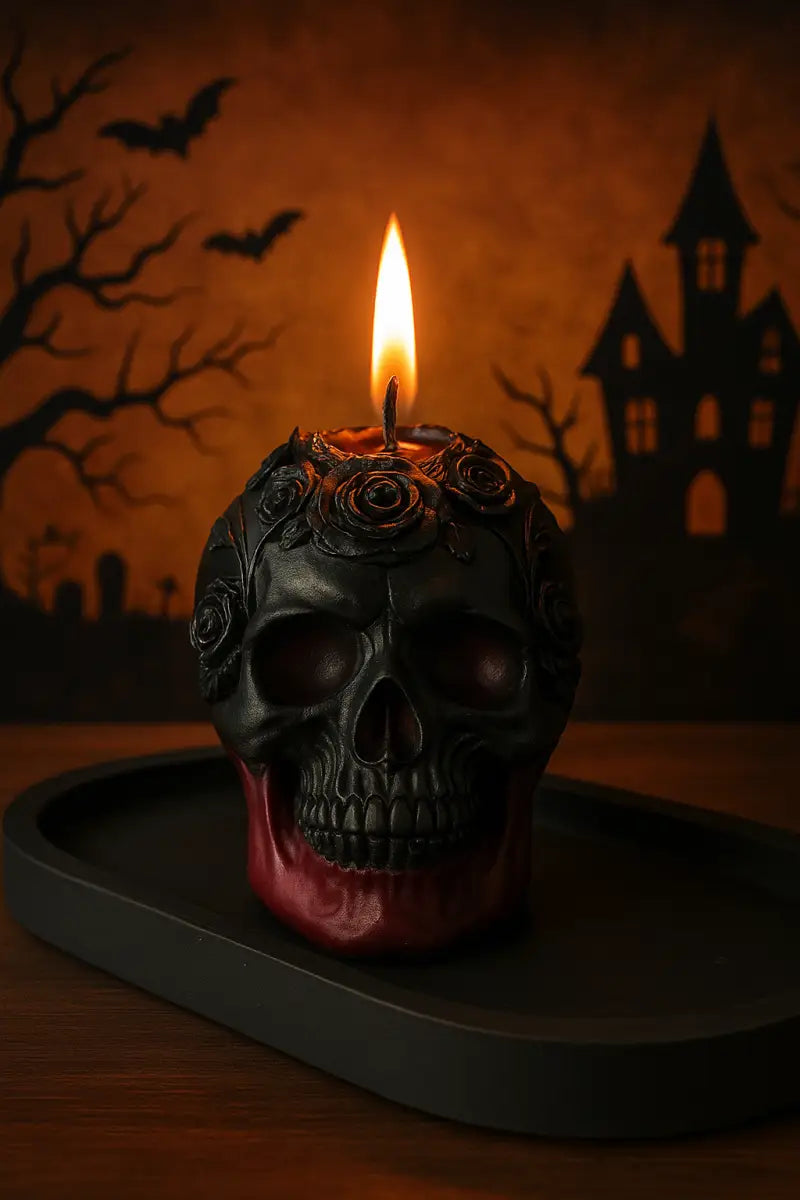 La crâne **Spécial Halloween** - Bougies décoratives