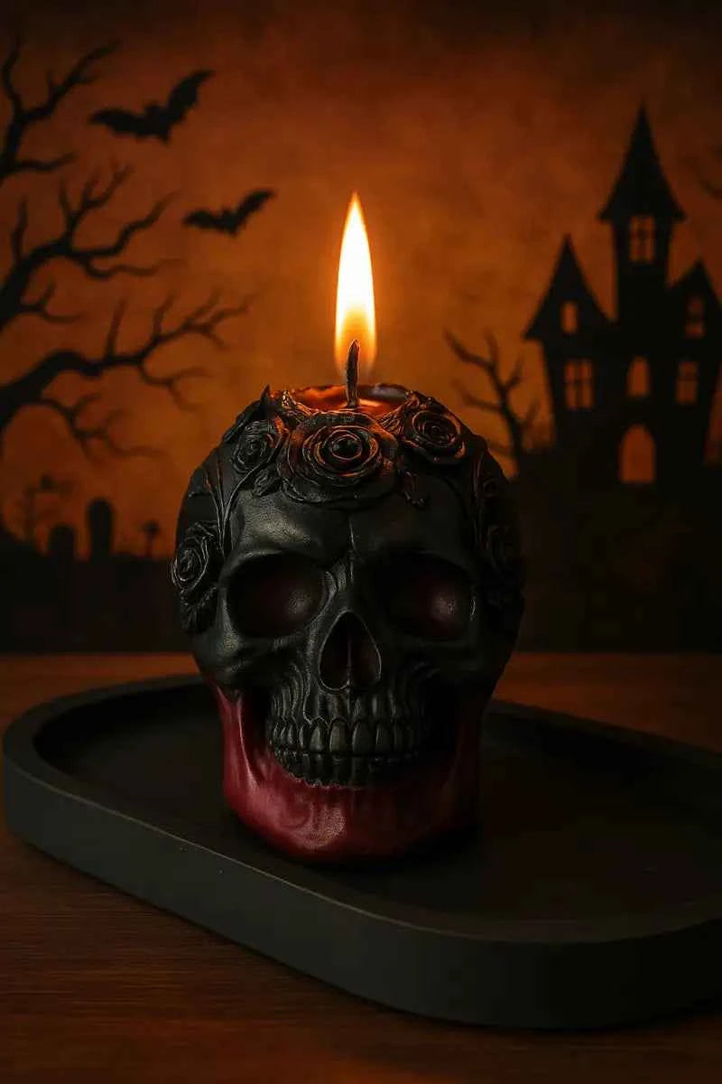 La bougie crâne **Spécial Halloween** - Bougie d'Ève