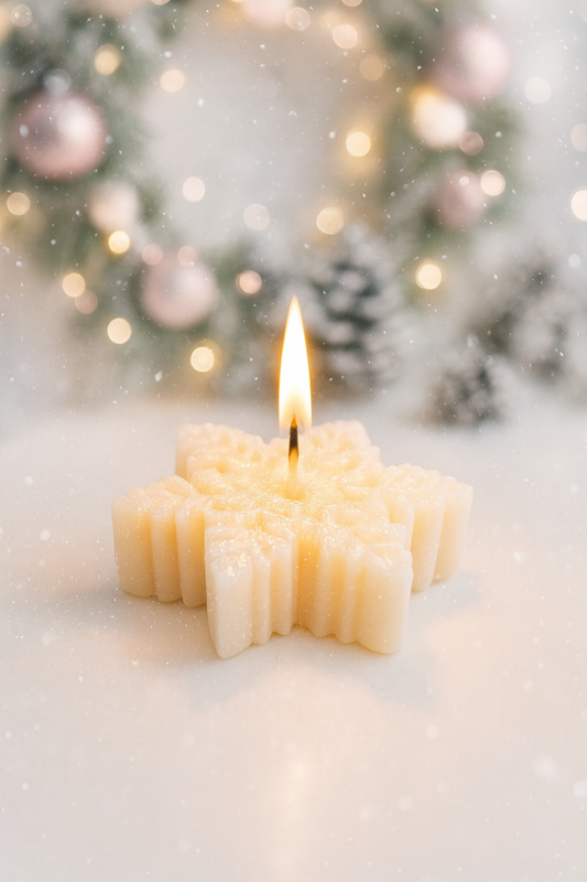 Bougie flocon de neige