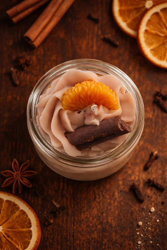 La bougie gourmande mini délice - Orange épicé