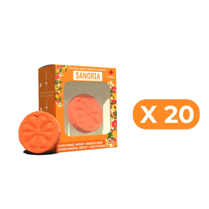 Bombes à cocktail - Orange sanguine abricot et fleur