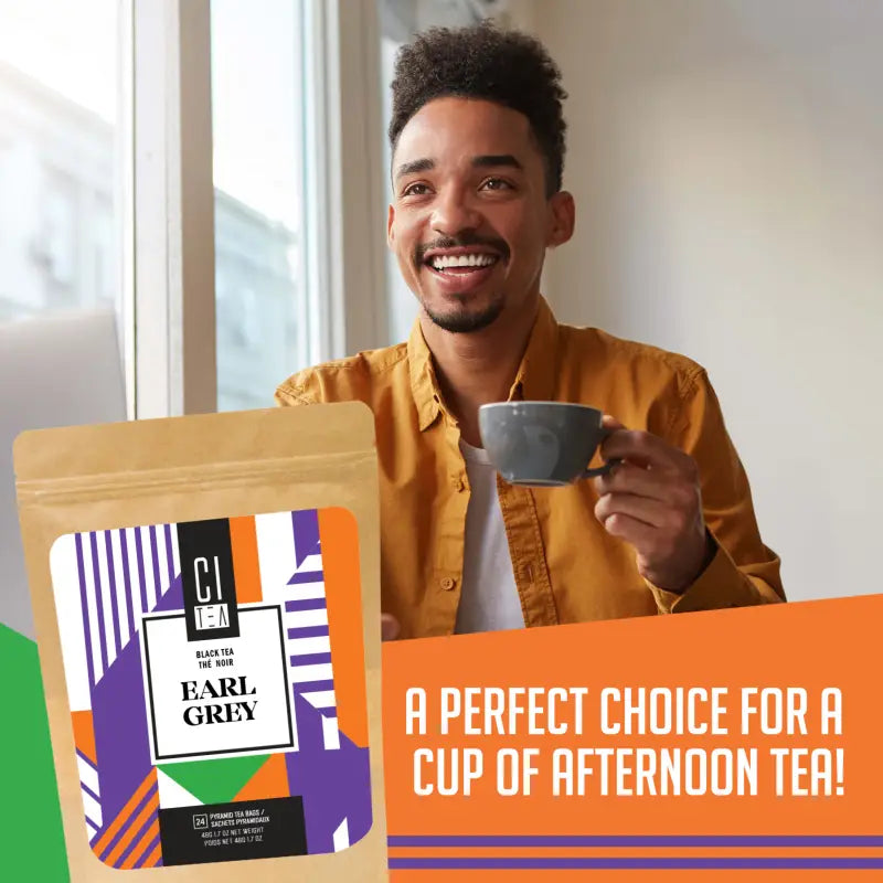 Sachets de thé noir Earl Grey