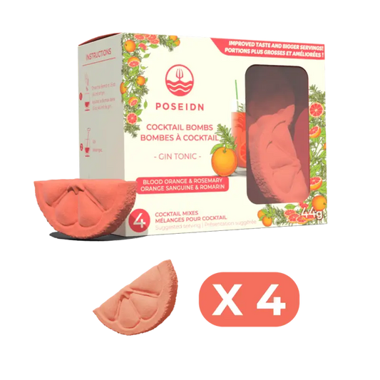 Bombes à cocktail - Orange sanguine et romarin - 4-pack