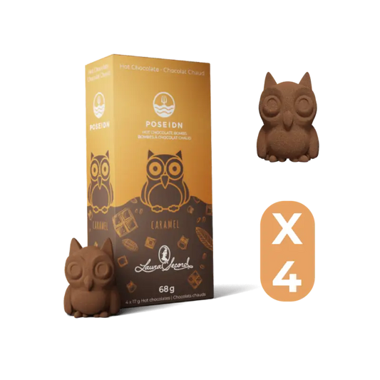 Bombes de chocolat chaud - Caramel - 4-pack - Hot Chocolate