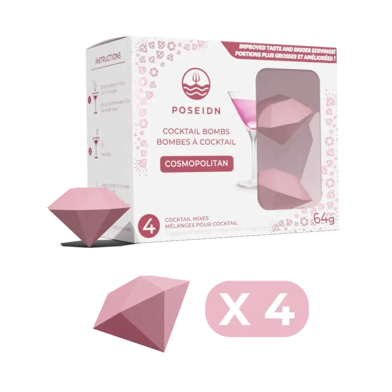 Bombes à cocktail - Cosmopolitan - 4-pack - Cocktail Bombs