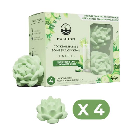 Bombes à cocktail - Concombre & Lime - 4-pack - Cocktail