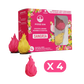 Bombes à cocktail - Fruit du dragon, pêche et fleur de cerisier - Bougie d'Ève