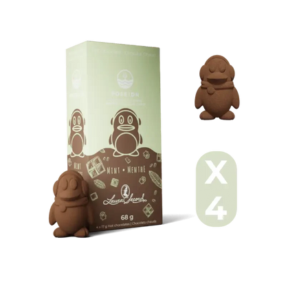 Bombes de chocolat chaud - menthe - Bougie d'Ève