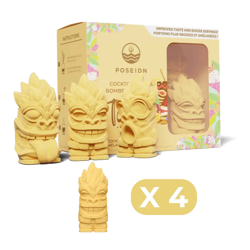 Bombes à cocktail - Tiki Mai Tai - 4-pack - Cocktail Bombs