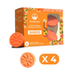 Bombes à cocktail - Orange sanguine, abricot et fleur d'oranger - Bougie d'Ève