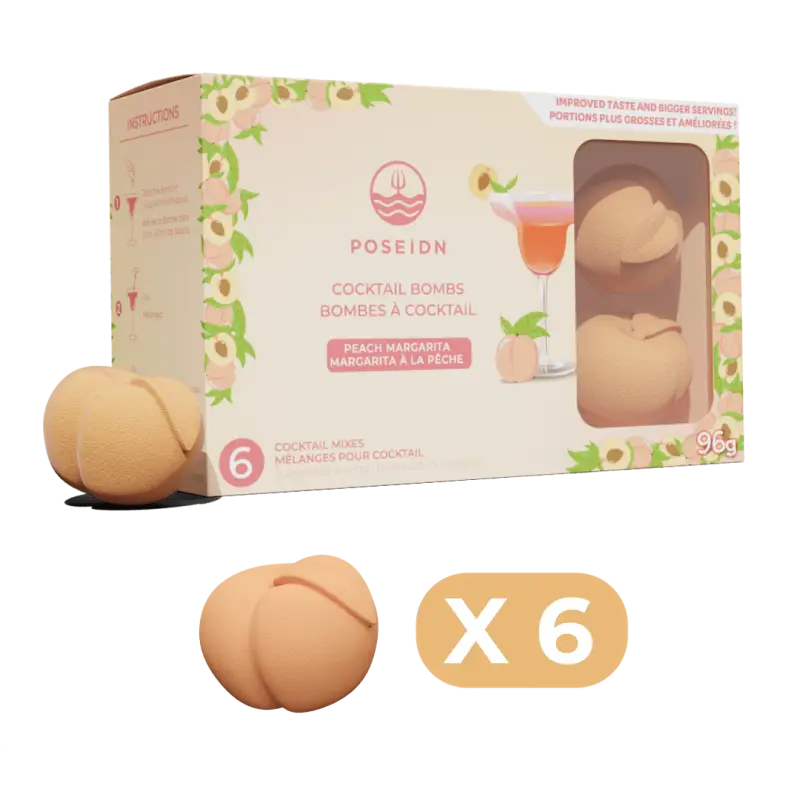 Bombes à cocktail - Margarita à la pêche - 6-pack