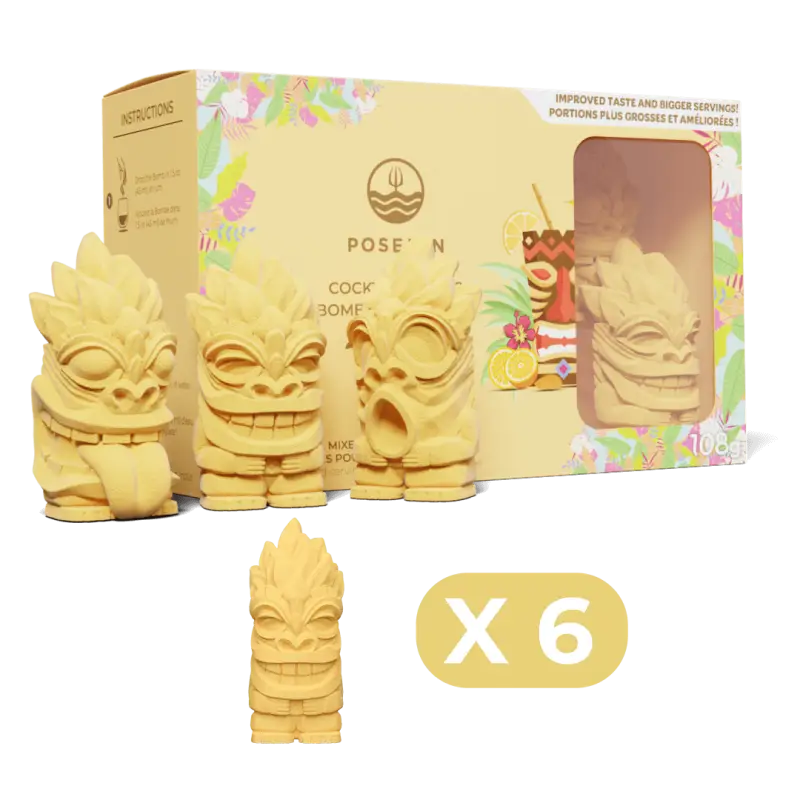 Bombes à cocktail - Tiki Mai Tai - 6-pack - Cocktail Bombs