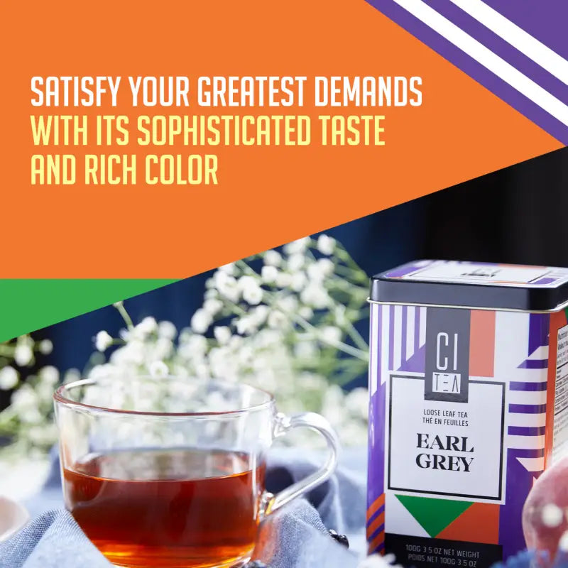 Sachets de thé noir Earl Grey