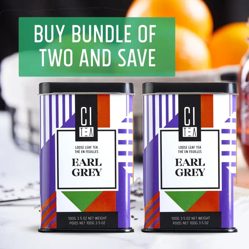 Thé Earl Grey en vrac, lot de deux - 200 g