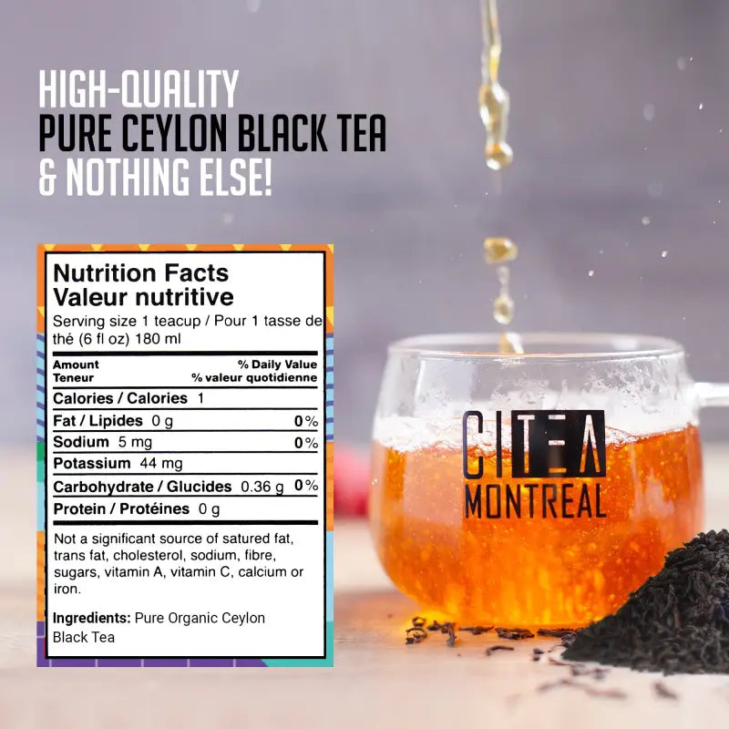 Lot de deux thés en vrac bio Orange Pekoe