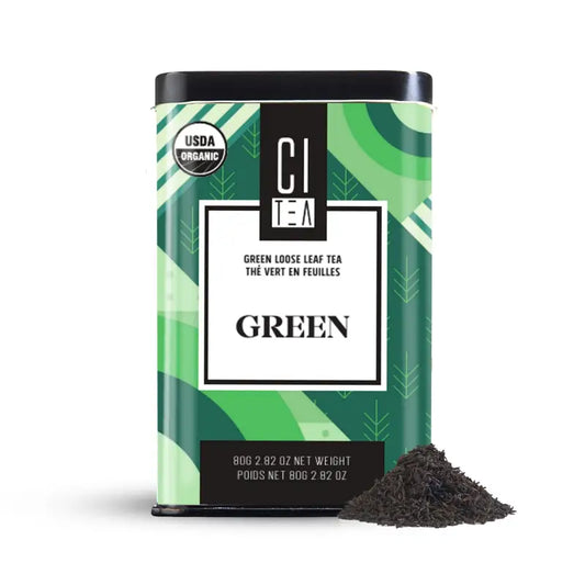 Thé vert bio en vrac avec boule de thé - 80 g