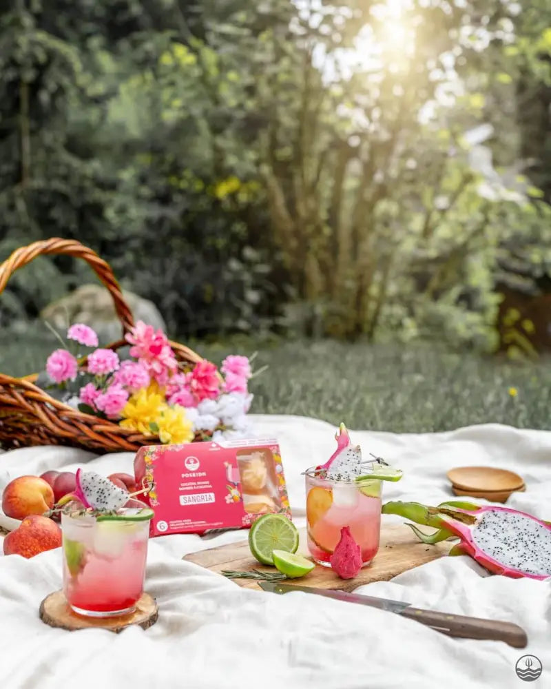 Bombes à cocktail - Fruit du dragon pêche et fleur
