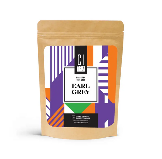 Sachets de thé noir Earl Grey