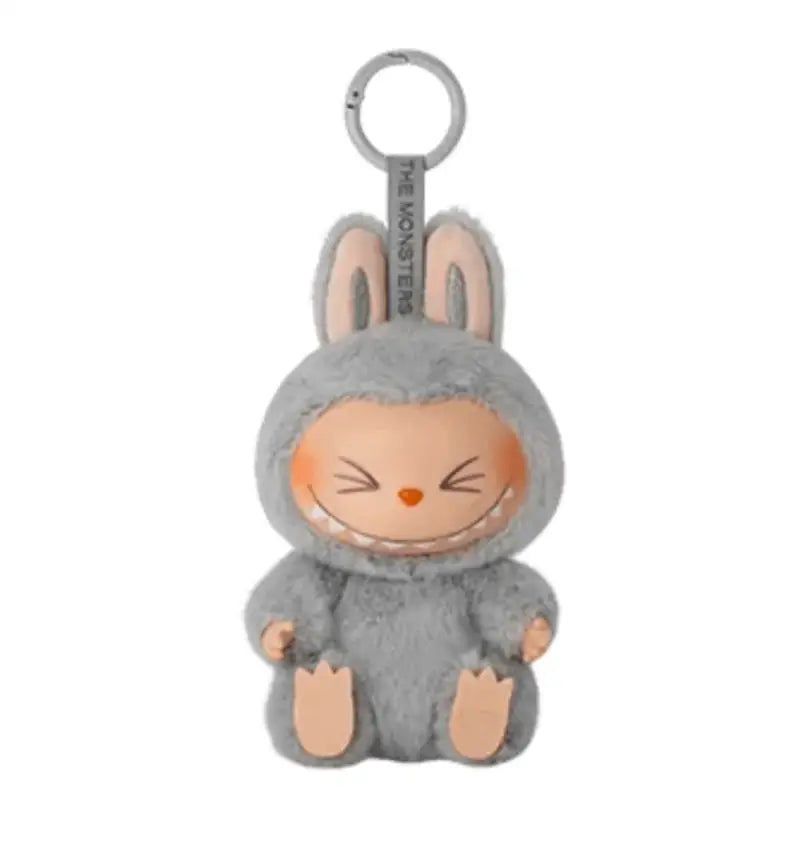 Peluche Labubu The Monsters Have a Seat Plush  - HEHE Grey