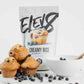 Crème de riz - Muffin aux myrtilles - Bougie d'Ève