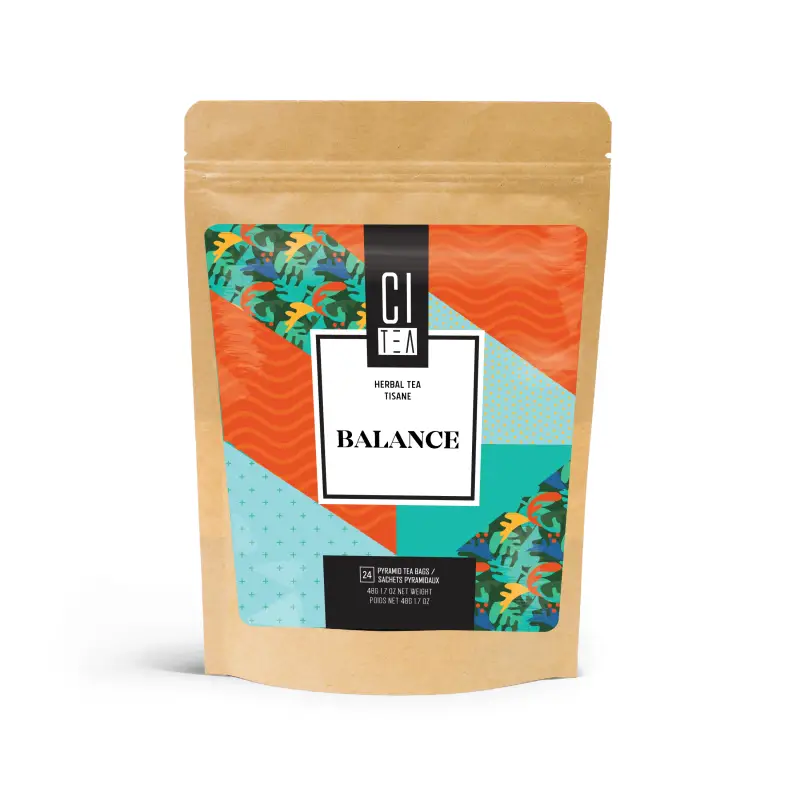 Sachets de thé à base de plantes Balance