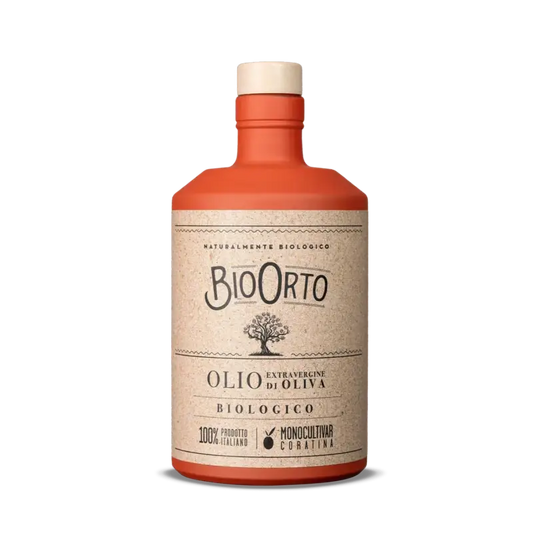 HUILE D'OLIVE EXTRA VIERGE BIOLOGIQUE MONOCULTIVAR CORATINA