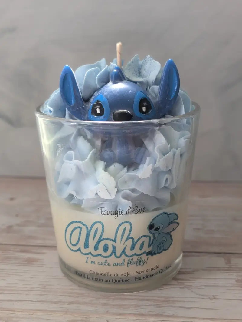 La bougie Stitch - bougie Les bougies délices gourmands