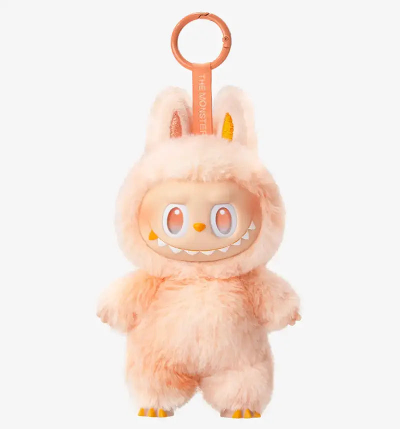 Peluche Labubu The Monsters Big Into Energy Plush - Happiness Peach