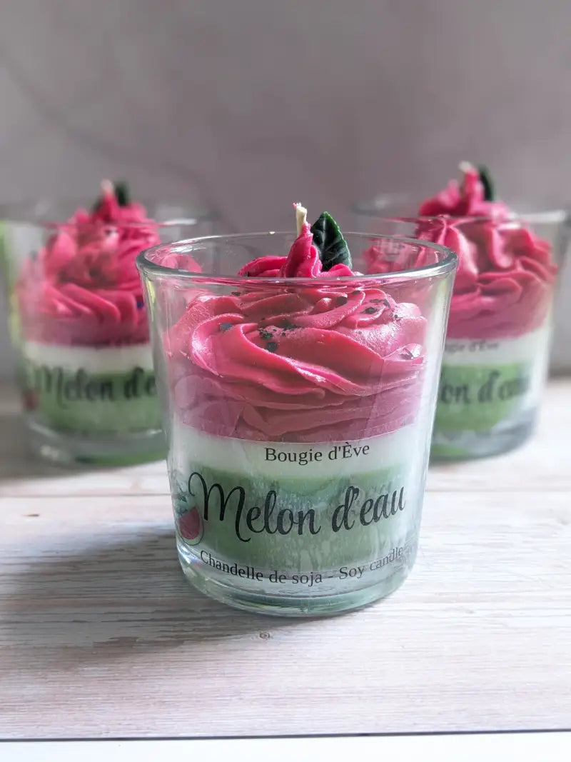 Melon d’eau crémeux - Les bougies délices gourmands