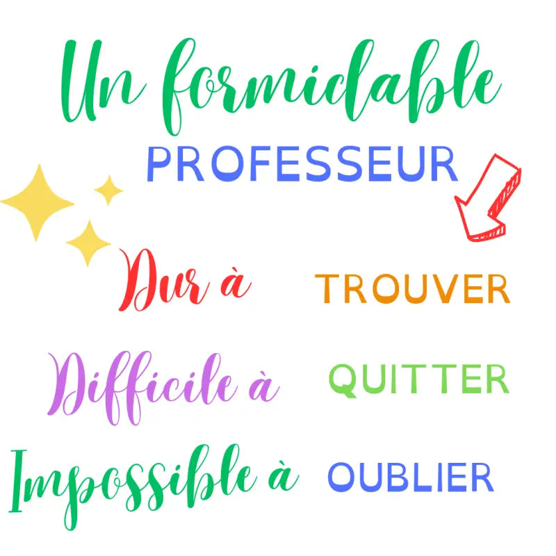 les mots en différentes couleurs sont illustrés dans cette image