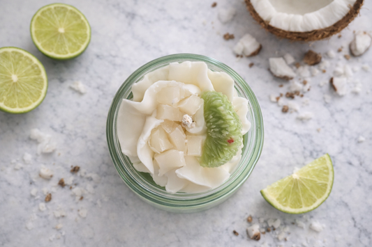 La bougie gourmande mini délice - Lime coco