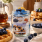 Bougie gourmande de soja 8 oz - Gaufre aux bleuets