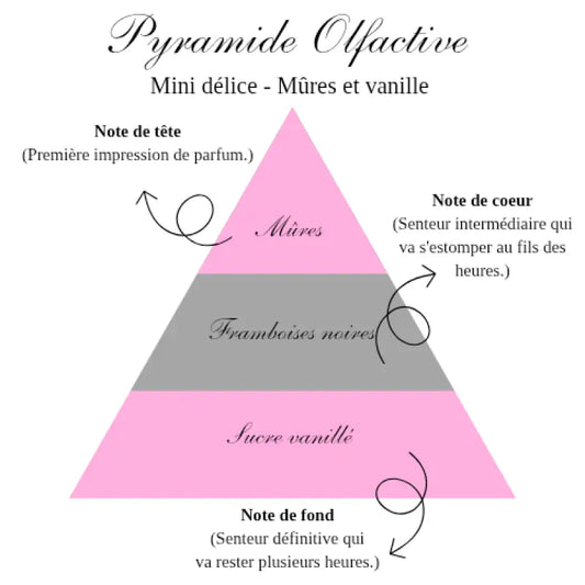 La bougie mini délice - Mûres vanille