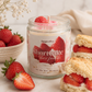 Bougie gourmande de soja 8 oz - Shortcake aux fraises
