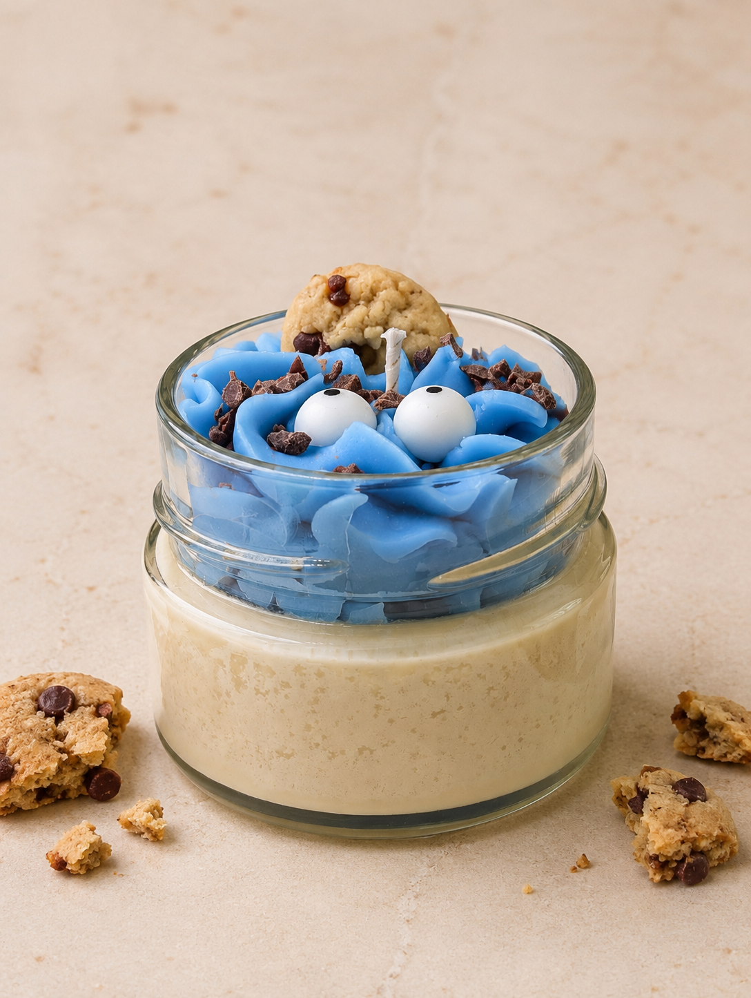 La bougie gourmande mini délice - Cookie monster