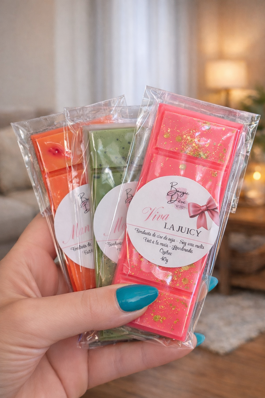 Fondants de cire de soja