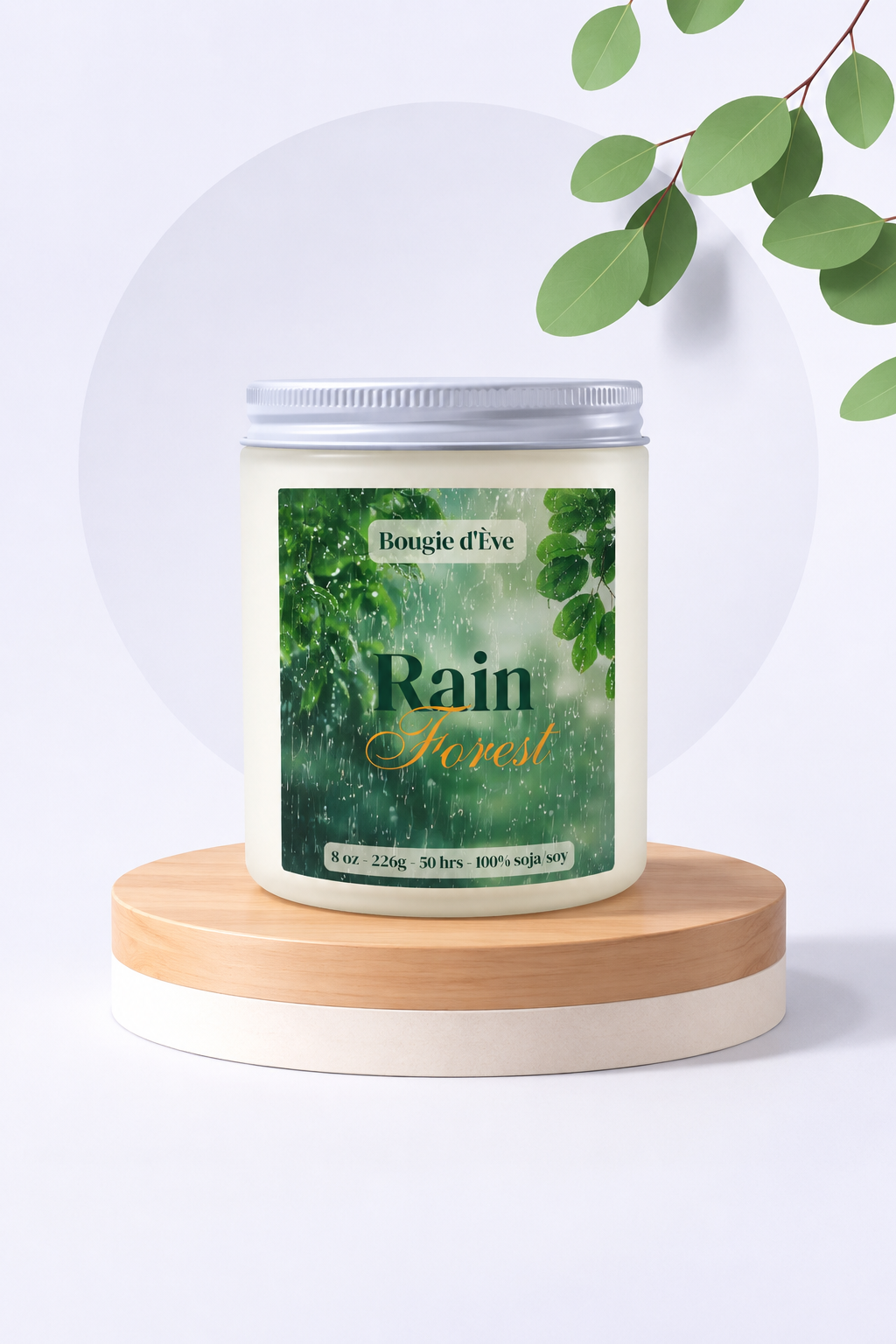 Bougie de soja 8 oz - Rainforest