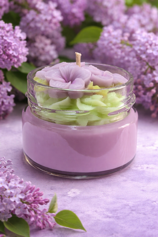 La bougie gourmande mini délice - Fleurs de lilas