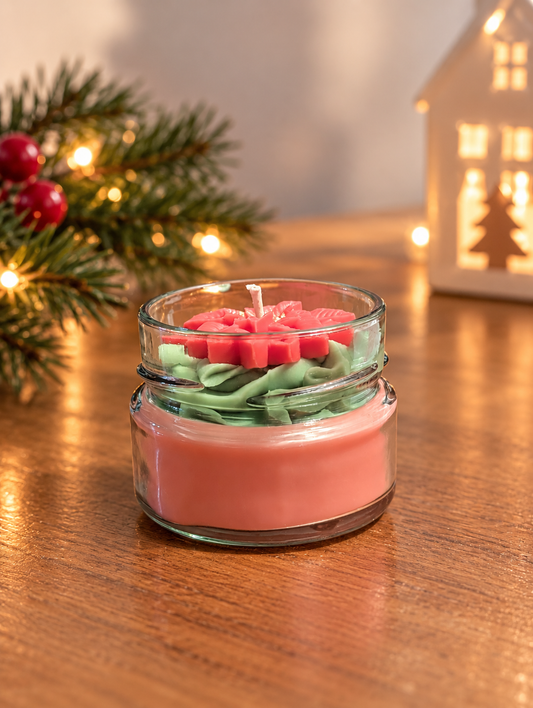 La bougie gourmande mini délice - Édition de Noël - Baies de Noël