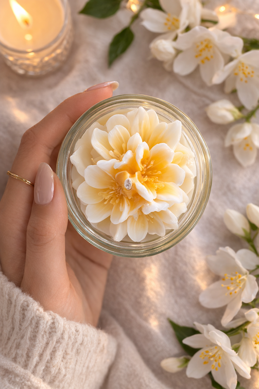 La bougie gourmande mini délice - Fleurs de jasmin