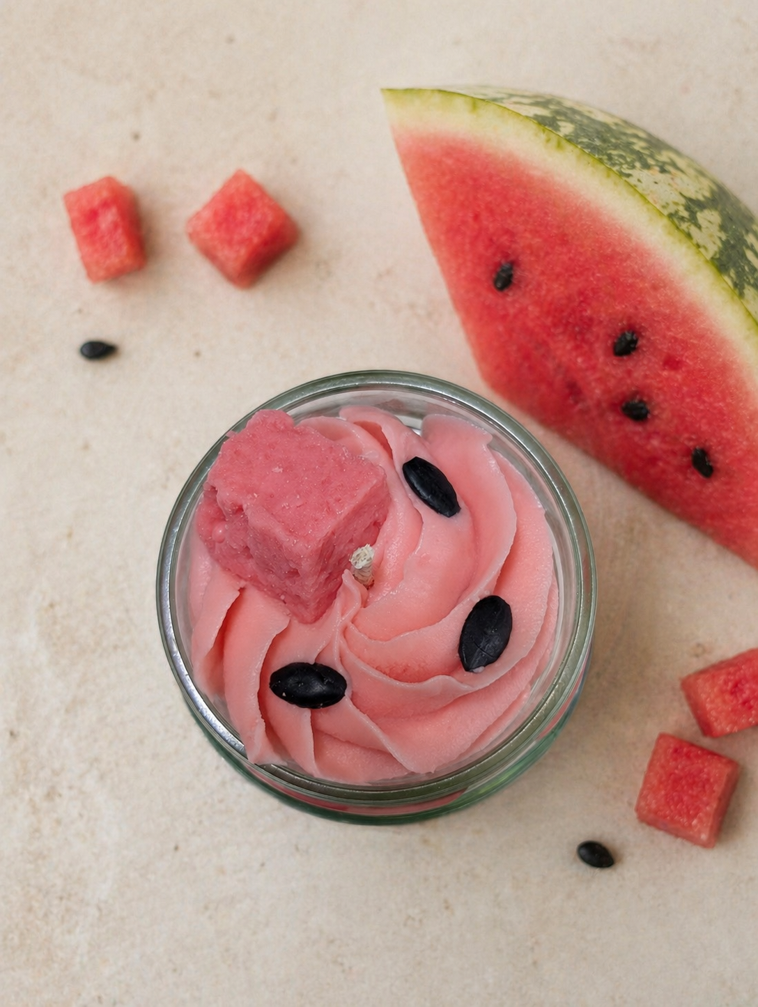 La bougie gourmande mini délice - Melon d'eau