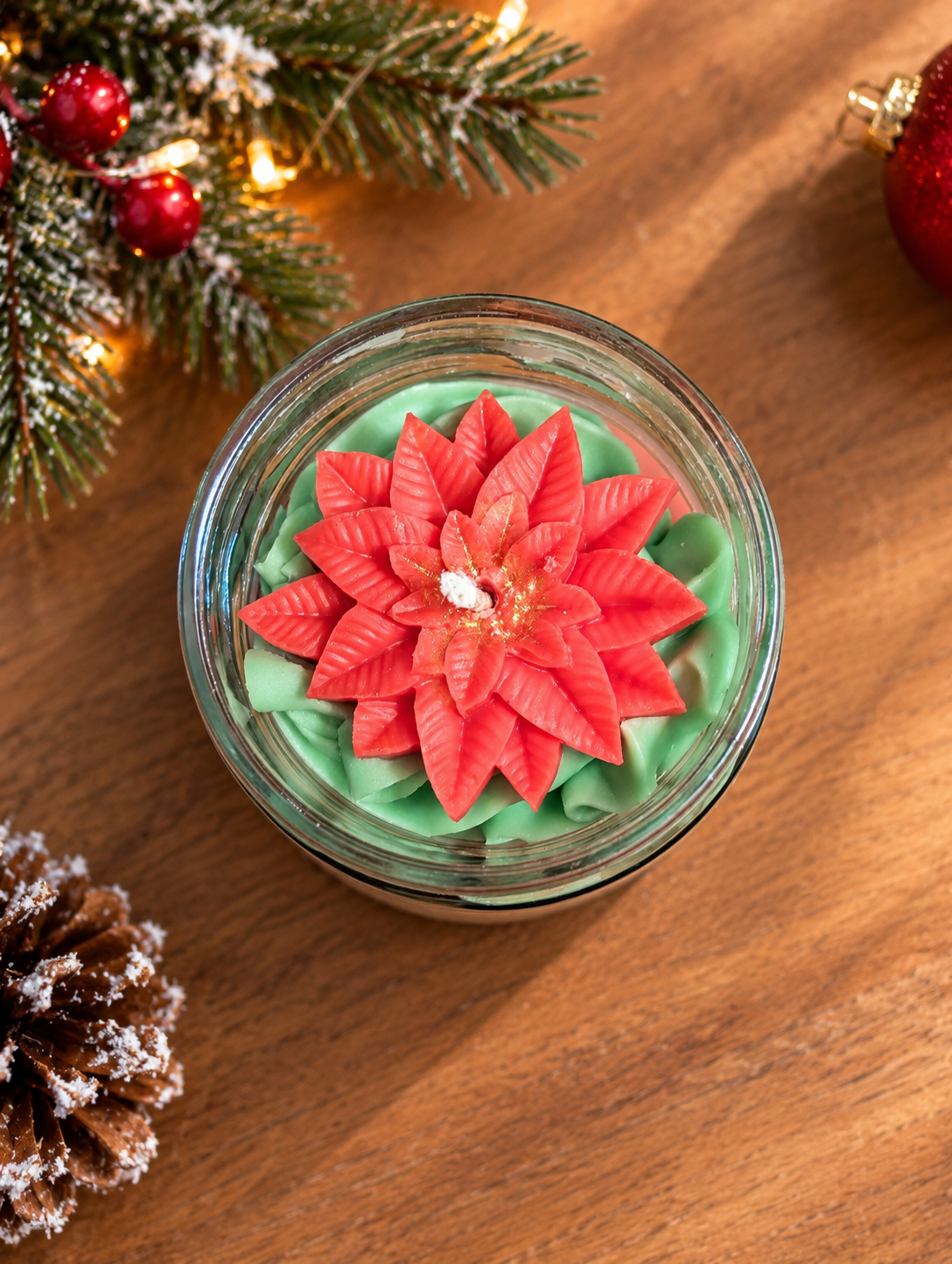 La bougie gourmande mini délice - Édition de Noël - Baies de Noël