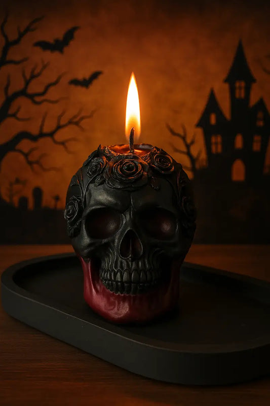 La bougie crâne **Spécial Halloween**